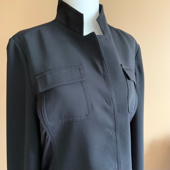 Tahari mixed fabric black jacket - Picture 10 of 10